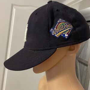 New York Yankees Vintage  World Series New Era Fitted Baseball Cap 7 3/8
